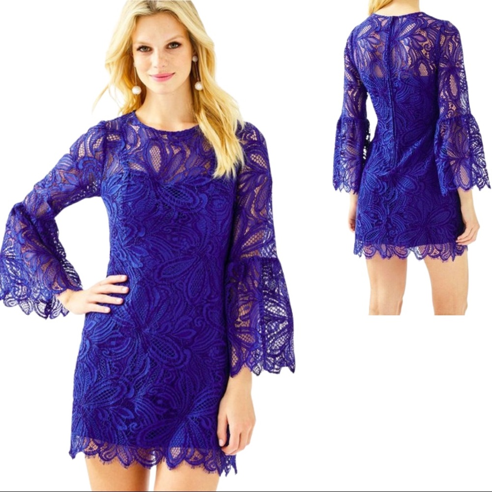 Lilly Pulitzer Denise Romper Royal Blue